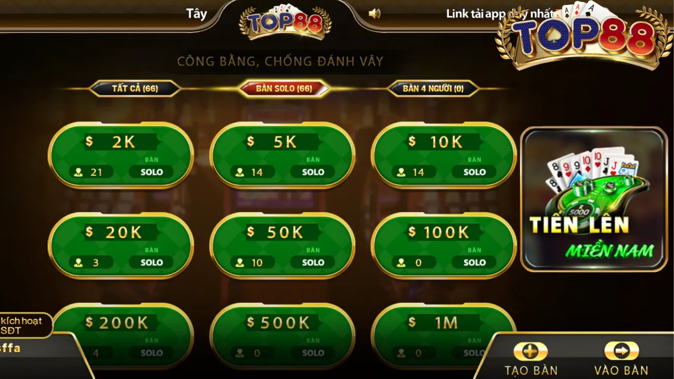 Hướng Dẫn Chơi Tiến Lên Miền Nam Top88 Dễ Hiểu Nhất 2024 Tìm hiểu chi tiết game bài Tiến lên miền Nam Top88